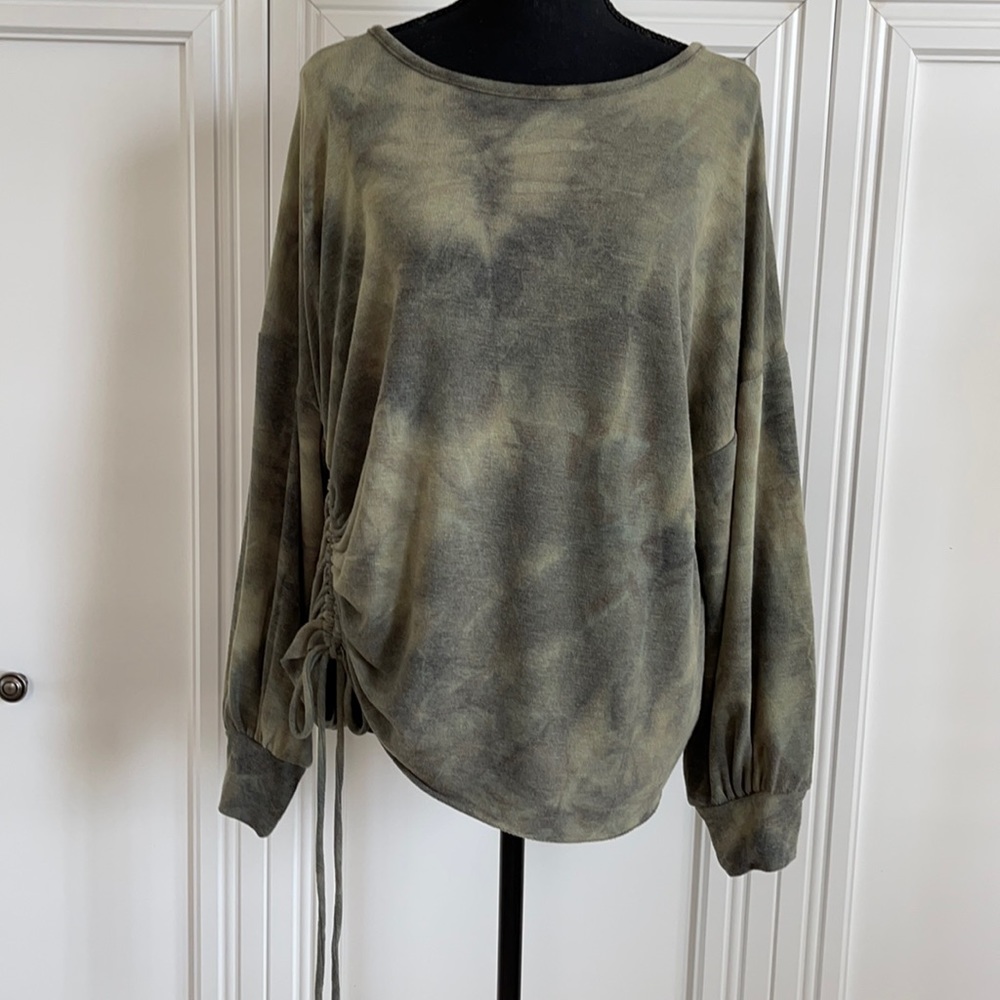 Final Touch Rouched Athleisure Camo Print …